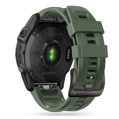 Universal Garmin 26mm QuickFit Tech-Protect Icon Band Rem - Mørkegrøn