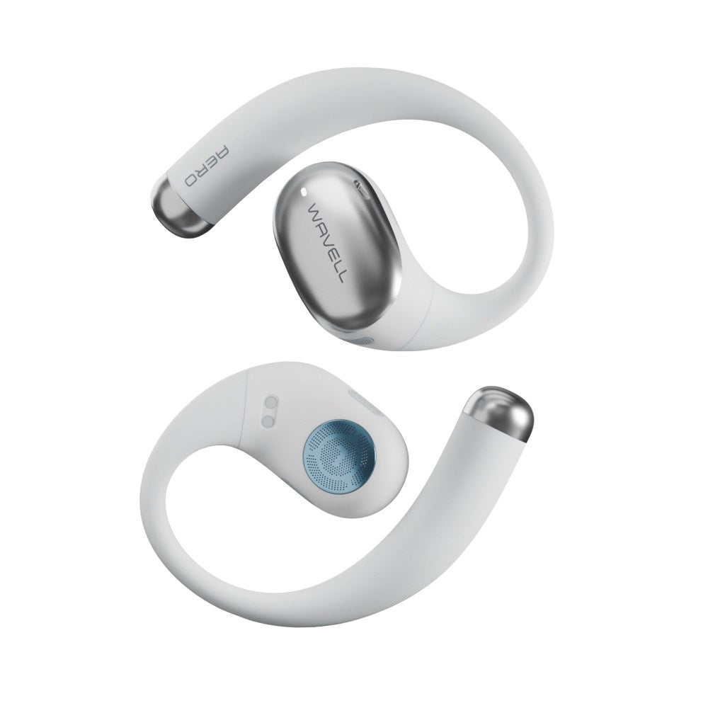 Wavell 4 Aero Høretelefoner m. Open Ear Design - Grå - (DEMO)