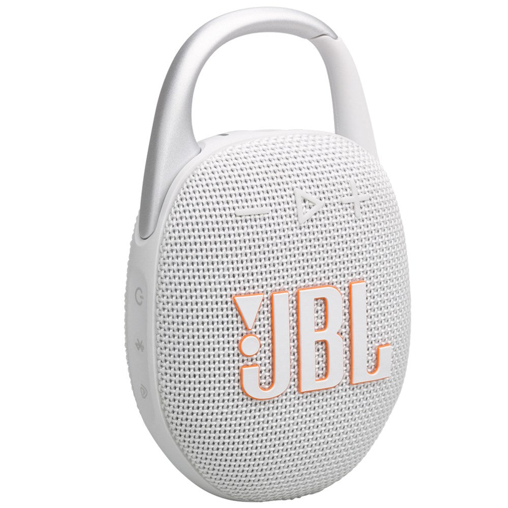 JBL Clip 5 Bluetooth Højtaler m. Karabinhage - Hvid