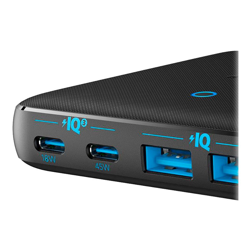 Anker Powerport Atom III Slim 65W Strømforsyningsadapter 2x PD USB-C & 2x USB-A - Sort