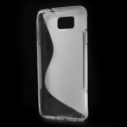 Samsung Galaxy Alpha S-Shape TPU Cover Gennemsigtig