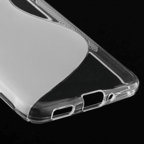 Samsung Galaxy Alpha S-Shape TPU Cover Gennemsigtig