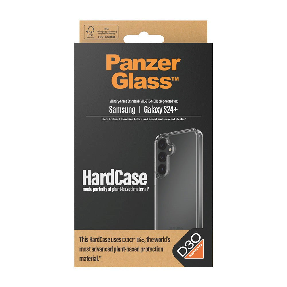 Samsung Galaxy S24+ (Plus) Bagside Cover PanzerGlass D3O Bio HardCase - Gennemsigtig