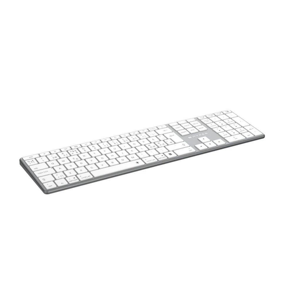 Hyper Hyperspace Trådløst Tastatur - Nordisk Layout - Hvid