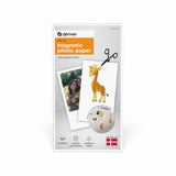 Denver Magnetisk Fotopapir til MCP-6010 Printer - 20 stk - Hvid