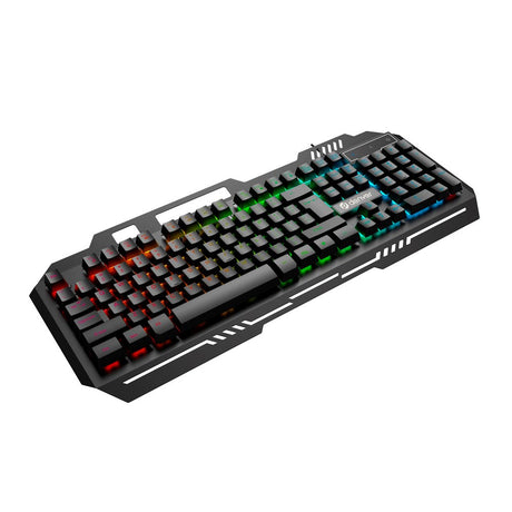 Denver GKB-231 Gaming Tastatur m. USB-kabel & Flerfarvet Lys & Nordisk Layout - Sort