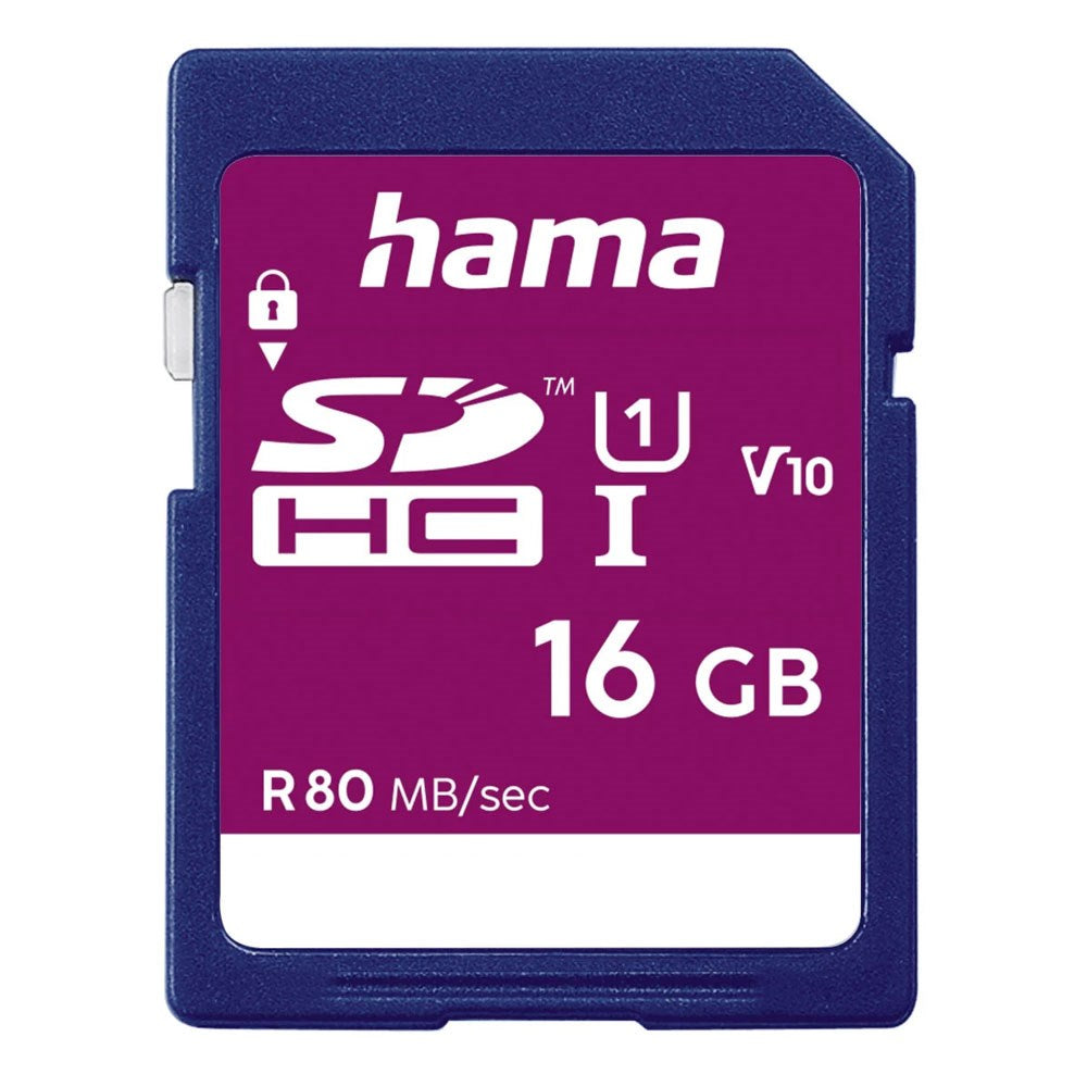 HAMA Hukommelseskort - SDHC- 80MB/s - 16GB
