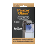 Samsung Galaxy Z Flip6 Bagside Cover PanzerGlass HardCase Antibakteriel - Gennemsigtig