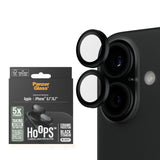 iPhone 16 / 16 Plus PanzerGlass Ceramic Hoops - Beskyttelse til Kamera - Gennemsigtig