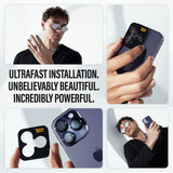 iPhone 16 Pro / 16 Pro Max PanzerGlass Ceramic Hoops - Beskyttelse til Kamera - Gennemsigtig