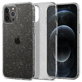 iPhone 12 Pro / 12 Spigen Liquid Crystal Cover - Gennemsigtig / Glimmer