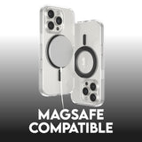 CARE by PanzerGlass iPhone 16 Pro Feature Kickstand Cover - MagSafe Kompatibel - Transparent / Black