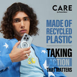 CARE by PanzerGlass iPhone 16 Plus Feature Kickstand Cover - MagSafe Kompatibel - Transparent / Silver