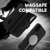 CARE by PanzerGlass iPhone 16 Feature Tango 2-in-1 Flip Cover m. Pung - Sort