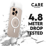 CARE by PanzerGlass iPhone 16 Pro FLAGSHIP Urban Combat Cover - MagSafe Kompatibel - Transparent / White