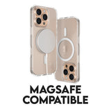 CARE by PanzerGlass iPhone 16 Pro FLAGSHIP Urban Combat Cover - MagSafe Kompatibel - Transparent / White