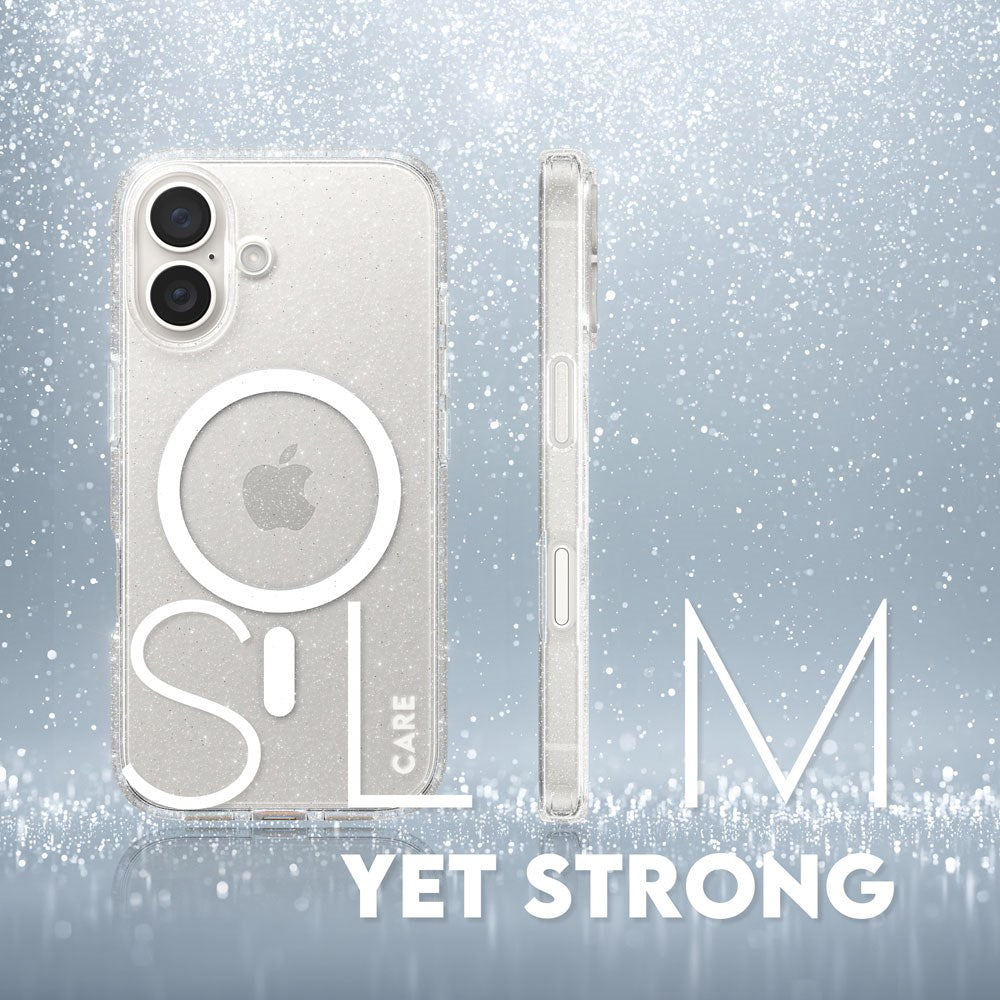 CARE by PanzerGlass iPhone 16 FLAGSHIP Urban Combat Cover - MagSafe Kompatibel - Star Lit / White