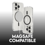 CARE by PanzerGlass iPhone 16 Pro FLAGSHIP Urban Combat Cover - MagSafe Kompatibel - Transparent / Black
