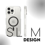 CARE by PanzerGlass iPhone 16 Pro Max FLAGSHIP Urban Combat Cover - MagSafe Kompatibel - Transparent / Black