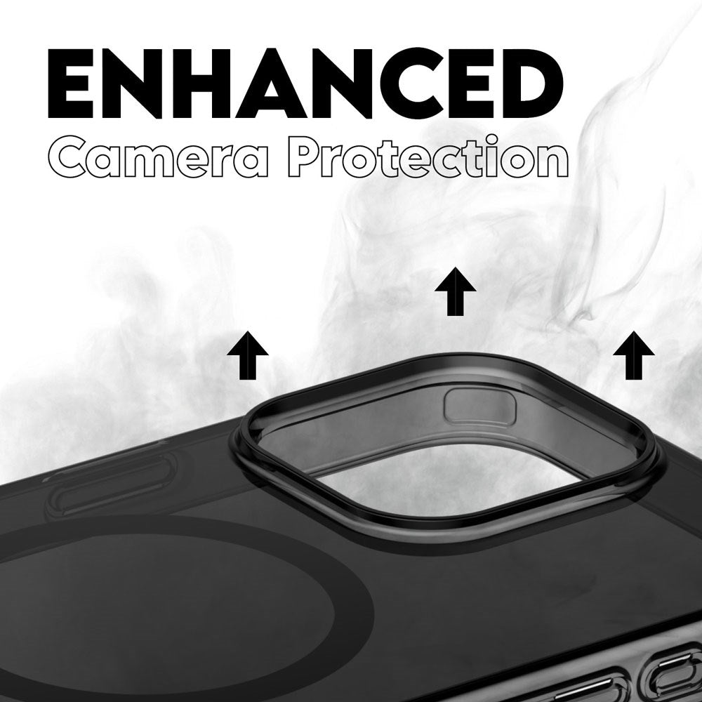 CARE by PanzerGlass iPhone 16 Pro FLAGSHIP Urban Combat Cover - MagSafe Kompatibel - Smokey / Black