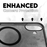 CARE by PanzerGlass iPhone 16 Plus FLAGSHIP Urban Combat Cover - MagSafe Kompatibel - Smokey / Black