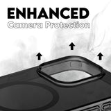CARE by PanzerGlass iPhone 16 Pro Max FLAGSHIP Urban Combat Cover - MagSafe Kompatibel - Smokey / Black