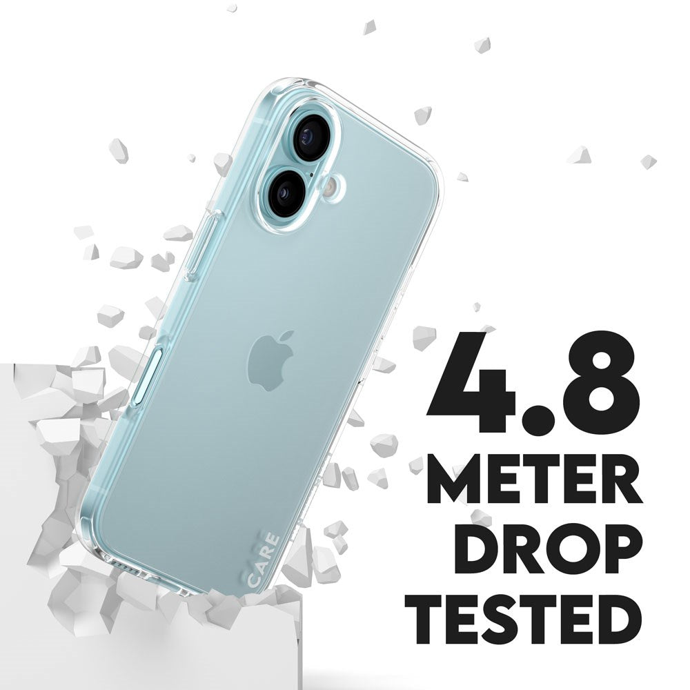 CARE by PanzerGlass iPhone 16 FLAGSHIP Urban Combat Cover - Transparent
