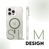 CARE by PanzerGlass iPhone 16 Pro Max FLAGSHIP Urban Combat Cover - MagSafe Kompatibel - Transparent / Piquant Green