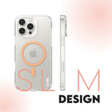 CARE by PanzerGlass iPhone 16 Pro Max FLAGSHIP Urban Combat Cover - MagSafe Kompatibel - Transparent / Peach Fuzz