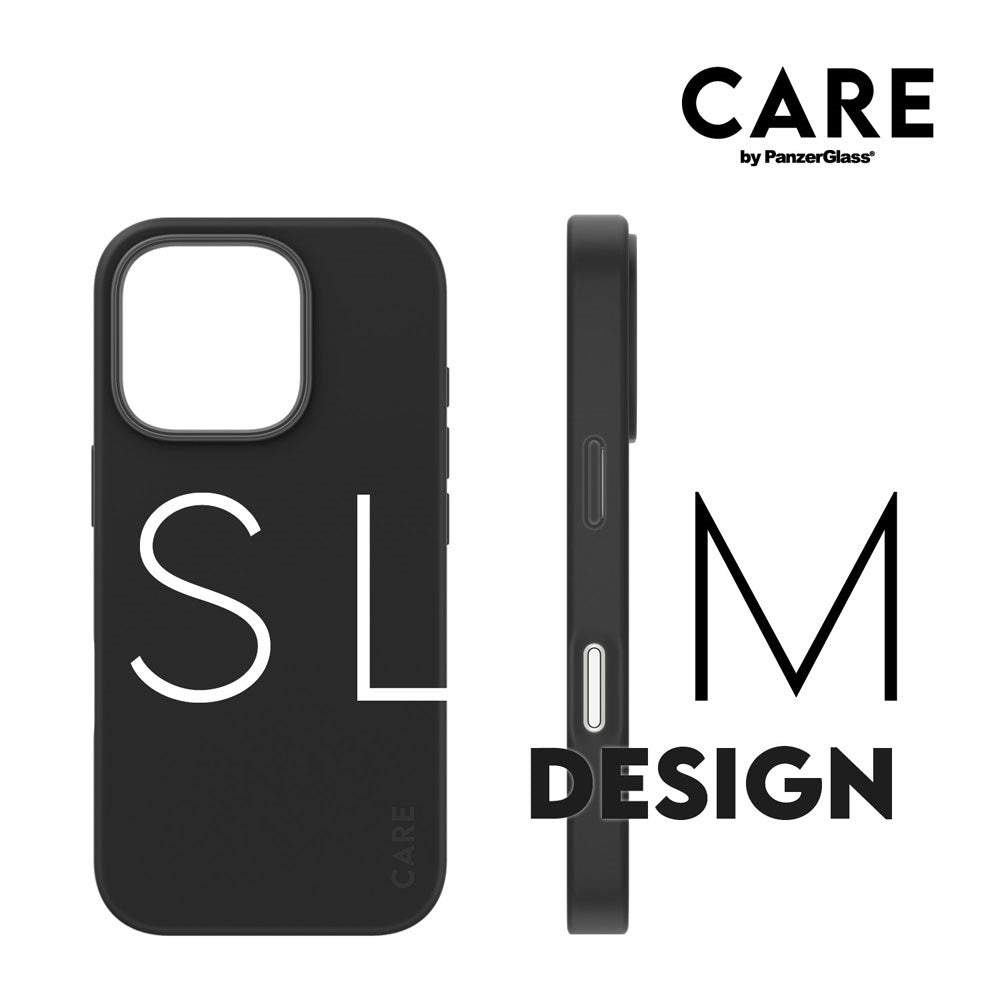 CARE by PanzerGlass iPhone 16 Pro FASHION Fearlessly Fashionable Cover - MagSafe Kompatibel - Black