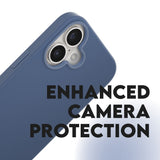 CARE by PanzerGlass iPhone 16 FASHION Fearlessly Fashionable Cover - MagSafe Kompatibel - Coronet Blue