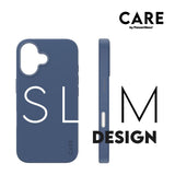 CARE by PanzerGlass iPhone 16 FASHION Fearlessly Fashionable Cover - MagSafe Kompatibel - Coronet Blue