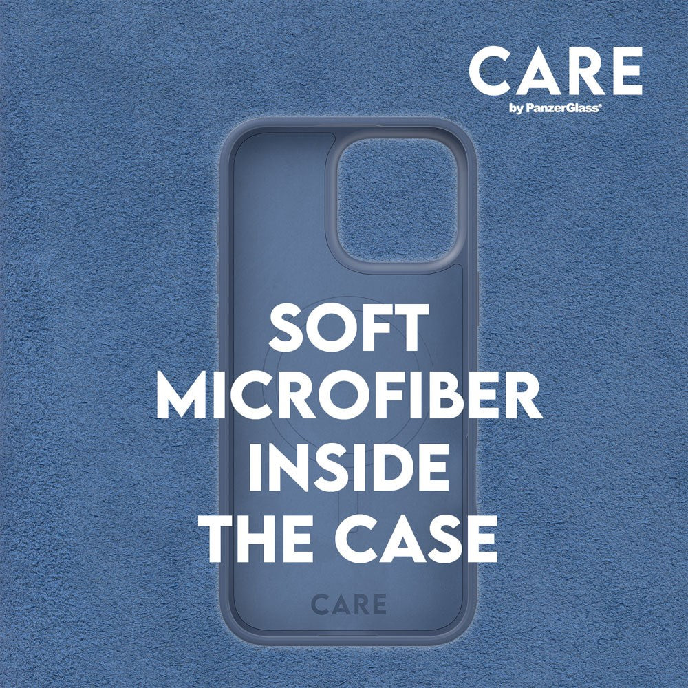 CARE by PanzerGlass iPhone 16 Pro FASHION Fearlessly Fashionable Cover - MagSafe Kompatibel - Coronet Blue