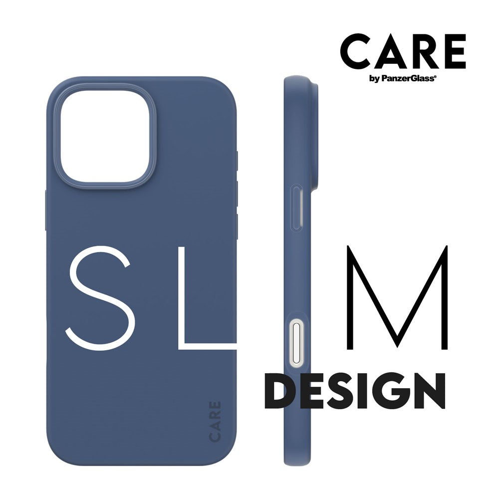 CARE by PanzerGlass iPhone 16 Pro Max FASHION Fearlessly Fashionable Cover - MagSafe Kompatibel - Coronet Blue