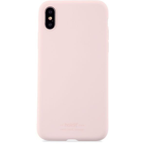 Holdit iPhone X / Xs Soft Touch Silikone Cover - Blush Pink