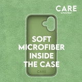 CARE by PanzerGlass iPhone 16 Plus FASHION Fearlessly Fashionable Cover - MagSafe Kompatibel - Piquant Green