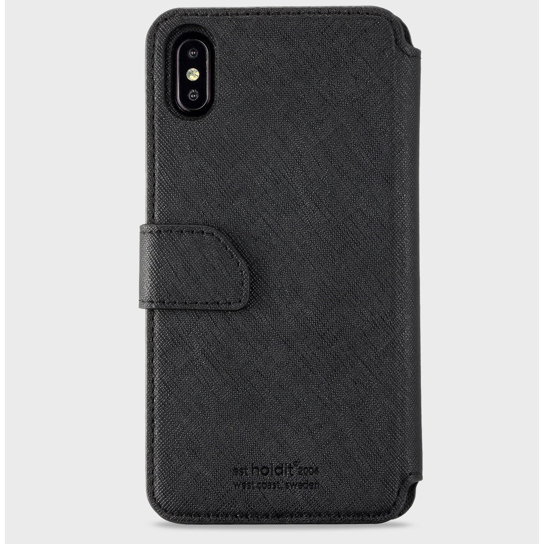 Holdit iPhone XS Max Wallet Magnet Cover - Stockholm Sort