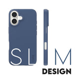 CARE by PanzerGlass iPhone 16 FASHION Fearlessly Fashionable Cover - Coronet Blue