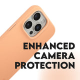 CARE by PanzerGlass iPhone 16 Pro FASHION Fearlessly Fashionable Cover - Peach Fuzz