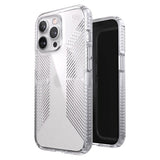 Speck iPhone 13 Pro Presidio Perfect-Clear Grip Bagside Cover - Antibakteriel - Gennemsigtig