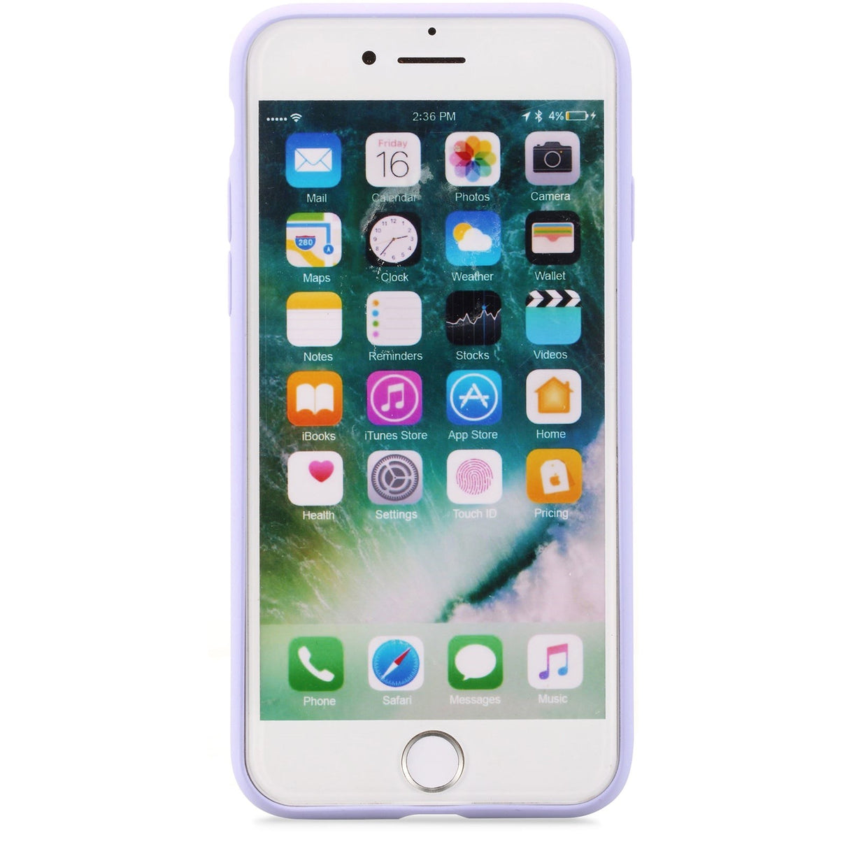 Holdit iPhone SE (2022 / 2020) / 8 / 7 Soft Touch Silikone Cover - Lavendel