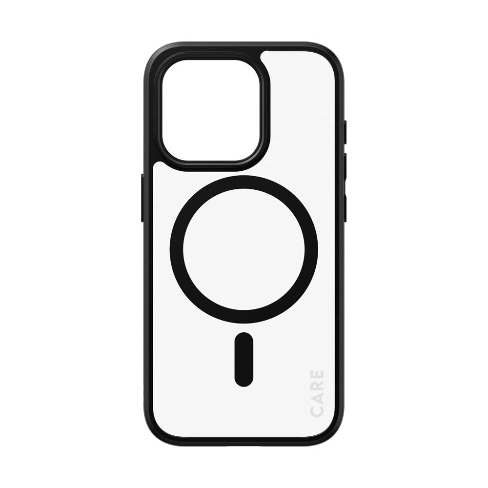 CARE by PanzerGlass iPhone 15 Pro FLAGSHIP Urban Combat Cover - MagSafe Kompatibel - Transparent / White