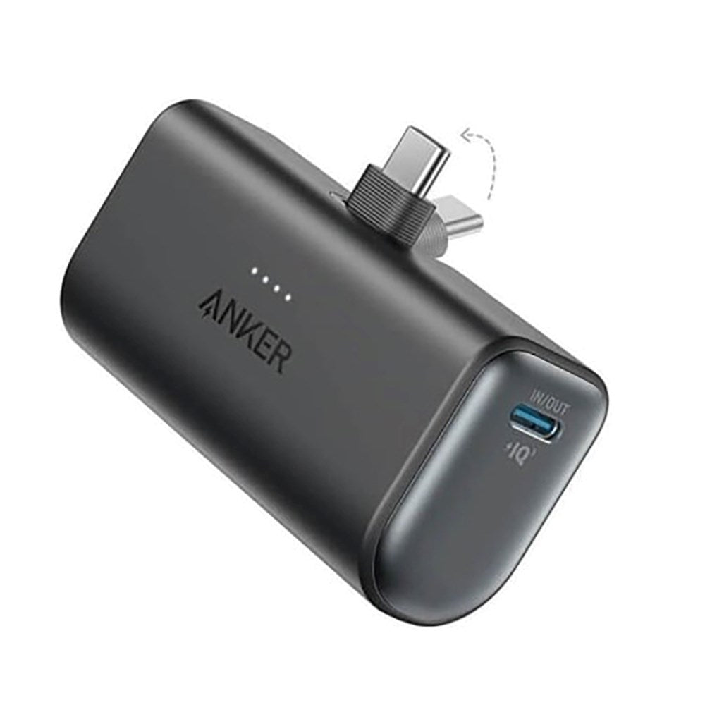 Anker Nano 5.000 mAh 22.5W Powerbank USB-C - Sort