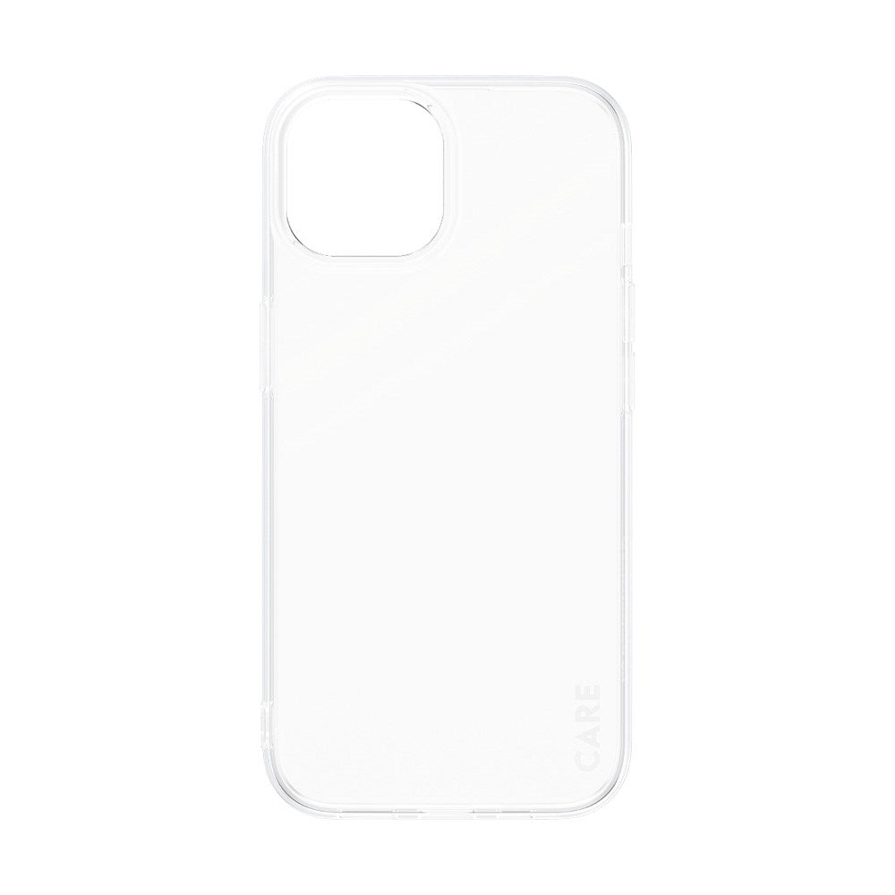 CARE by PanzerGlass iPhone 15 FASHION X-Ray Soft Basic Bagside Cover - Transparent