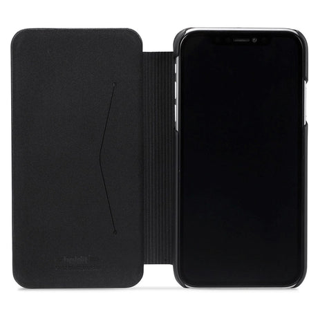 Holdit iPhone 11 Pro Max Slim Flip Cover m. pung - Sort