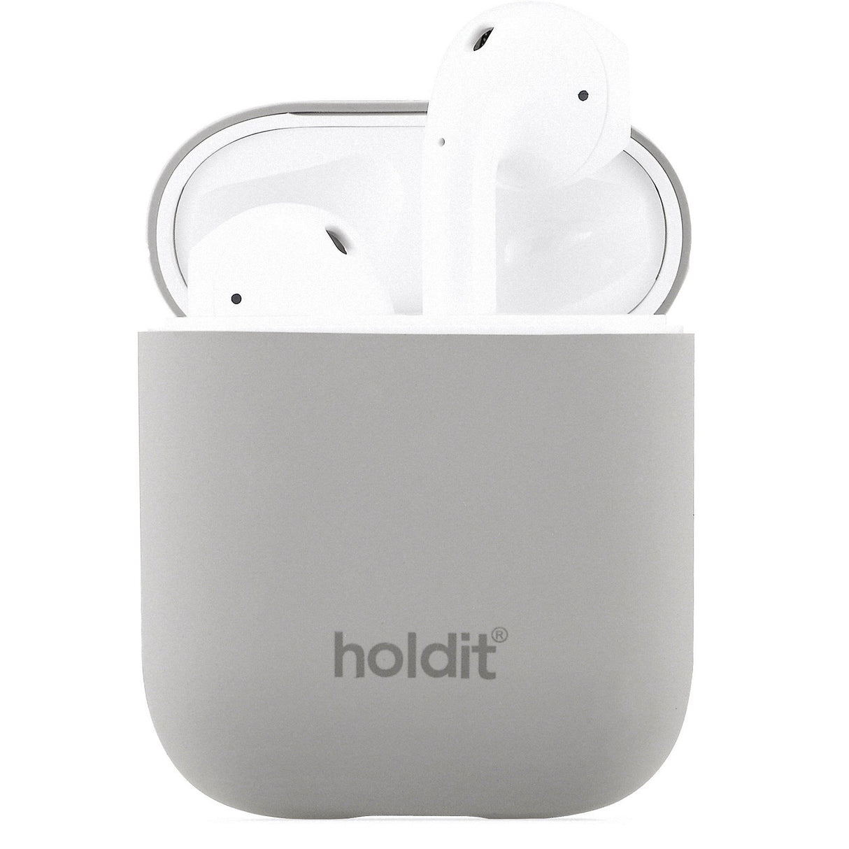 Holdit Nygård Silikone Cover Til AirPods - Taupe