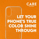 CARE by PanzerGlass iPhone 16 FASHION X-Ray Soft Basic Bagside Cover - Transparent