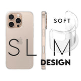 CARE by PanzerGlass iPhone 16 Pro FASHION X-Ray Soft Basic Bagside Cover - Transparent