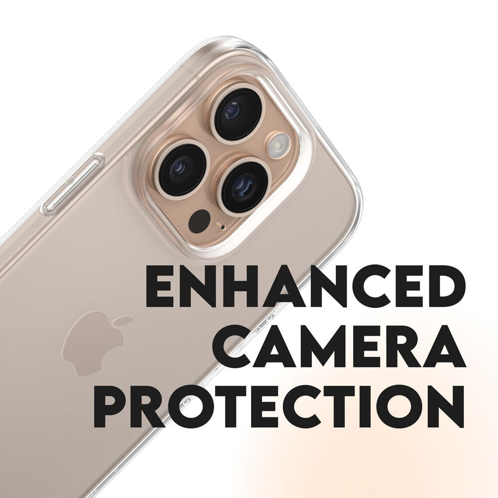 CARE by PanzerGlass iPhone 16 Pro FASHION X-Ray Soft Basic Bagside Cover - Transparent