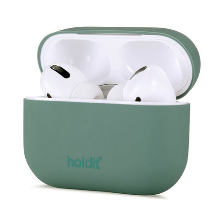 Holdit Nygård Silikone Cover Til AirPods Pro - Moss Green